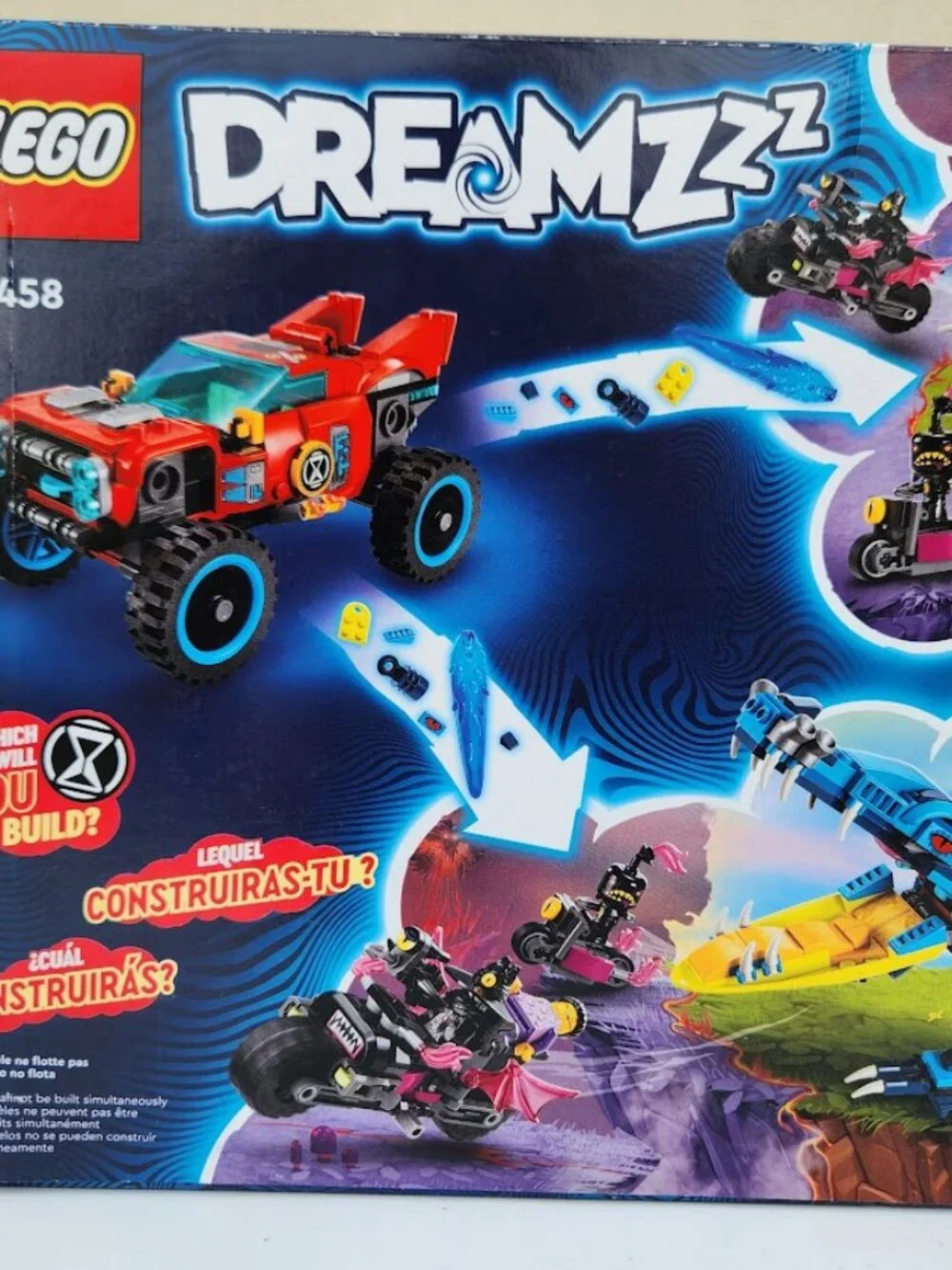 NEW LEGO DREAMZzz Crocodile Off-Road Car Truck Boat 71458 Minifigures 494 Pieces